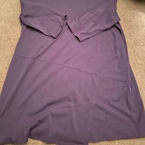 Purple J Jill wrap tunic